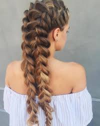 50 Trendy Double Braid Hairstyle Ideas To Keep You Cool Molitsy Blog Braided Hairstyles Braided Hairstyles For Wedding Hair Styles