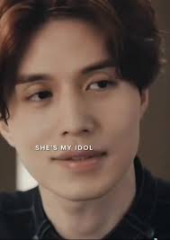 He's my idol , Lee Dong Wook