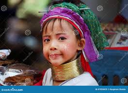 Karen Long Neck editorial image. Image of southeast, female