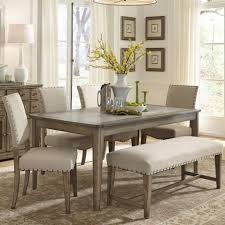rustic casual piece dining table and