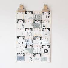 Christmas Advent Calendar Kit Fabrics Are White Christmas By Zen Chic For Moda Adventkalender Adventskalender Advent