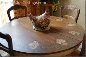 The style of table setting that you choose to use in your dining room or at your event sends a message to your guests, letting them know what type of service they can expect to receive. Custom Plaster Design On A Beautiful Old Table French Blue Cottage