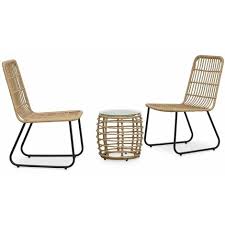 This rattan patio conversation set will provide you a comfortable experience in your leisure time. Best Price Small Black Rattan Table