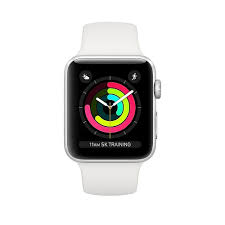 The apple watch series 3 costs $199 for 38mm and $229 for 42mm. Apple Watch Series 3 Gps 38mm Silver Aluminium Case With White Spor Staples Ca
