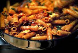 Rigatoni With Tomatoes And Eggplant Recipe Recipe Recipes Eggplant Recipes Pasta Recipes