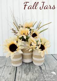 Fall Jars With Dollar Store Flowers Crafting In The Rain In this video, i create a fall centerpiece using dollar tree flowers, leaves, a pumpkin and a gourd. fall jars with dollar store flowers