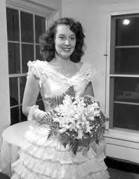 Florida Memory • May Day party queen Doris Underwood holding bouquet