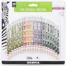 Zebra Cadoozles Mechanical Pencil 0 9mm Point Size