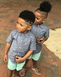 Pin By Noferima Soumahoro On Twins Kids Hairstyles Boys Baby Boy Hairstyles Black Kids Hairstyles