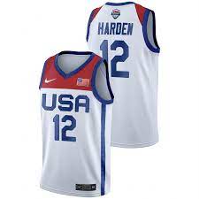 True to the game linkin.bio/basketball_jersey_world. Usa Basketball James Harden 2021 Tokyo Olympics Home Jersey White Men