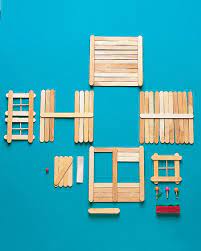 Popsicle Stick House Popsicle Crafts Popsicle Stick Houses Diy Fairy