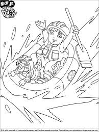 Take this perfectly portable little book along wherever you go, and you'll always be ready for an. Go Diego Go Coloring Pages Free Printable Go Diego Go Coloring Pages