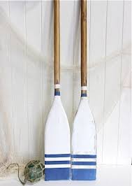 The Nautical Paddle Oar Decor Coastal Decor Beach House Decor