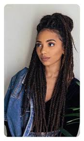 Queenprincesskym parts and secures her hair like normal, and then she makes two chunky twists from each ponytail before pinning them into a bun. 109 Easy And Low Maintenance Protective Hairstyles