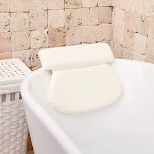 Gerfogoo bathtub pillows, bath pillows for head and neck with 6 suction cups, waterproof bath cushion neck. Deluxe Soft Cloth Bath Tub Pillow With Suction Cups For Comfort Neck Back New Other Bathroom Items Home Garden
