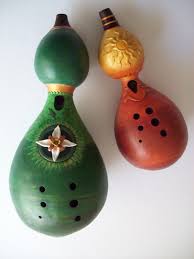 Ocarinas De Cabaca Musical Instruments Whistle Ceramic Sculpture