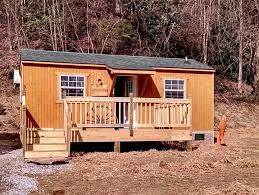 10x20 Utility Shed Made Into A Tiny House Shed Homes Shed Old Hickory Buildings