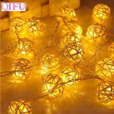 Qifu Led Lights Battery Decoration Ball Vine Fairy Wedding Party Bedroom Curtains Decoration Christmas Lights Garland String Pendant Drop Ornaments Aliexpress Not only is led lighting more efficient than traditional incandescent or halogen lighting, it's also longer lasting. aliexpress