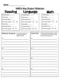 Nwea Map Student Goal And Reflection Nwea Map Student Goals Nwea