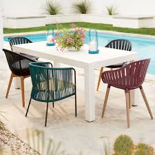 Loon Black Outdoor Dining Chair Reviews Crate And Barrel In 2020 Outdoor Dining Table Outdoor Dining Chairs Dining Table Design