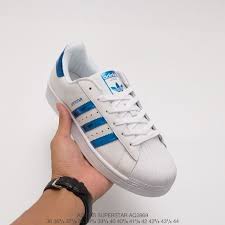 Adidas americana vs superstar ftwr weiß/blau/team college rot fv2806. Adidas Superstar Weiss Blau Orange Adidas Superstar Weiss Ray Blau Aq2869 Upper Adidas Shell Adidas Superstar White Adidas Blue Orange