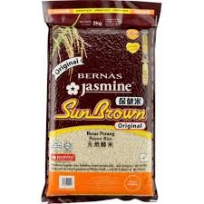 Beras perang mampu memberi tenaga berpanjangan berbanding beras putih biasa. Jasmine Original Sun Brown Rice 2kg Shopee Malaysia