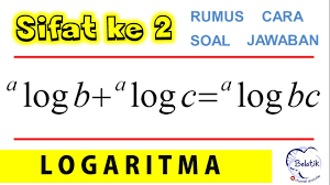 Postingan ini membahas contoh soal logaritma dan pembahasannya atau penyelesaiannya + jawaban. Penjelasan Detail Logaritma Sifat Ke 3 A Log B A Log C A Log B C Soal Jawaban Youtube