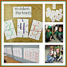 Hidden Partners Game Reinforces Number Bonds Love This Free Idea From Carolyn Kisloski Kindergarten Math Activities Sight Words Kindergarten Sight Words