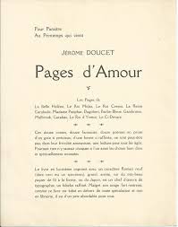 Tous nos modèles de textes et messages sont classés par. Pages D Amour Doucet Illustrateurs Didot Et Autres