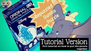 Delight your mind and eyes with our original 3d crystal puzzles! Bepuzzled 3d Crystal Puzzle Dumbo Tutorial Version Youtube