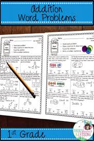This 1st Grade Addition Packet Includes Several Word Problem Sheets With Sum Unknown Start Unkno Word Problems Missing Addend Word Problems Math Word Problems