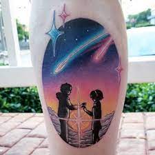 Your name bookmarks set x8 your name kimi no na wa. Resultado De Imagem Para Kimi No Na Wa Tattoo Tatuagem Tatuagens Kimi No Na Wa