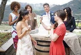 The Most Beautiful Tv And Movie Weddings Of 2016 Wedding Movies New Girl New Girl Schmidt