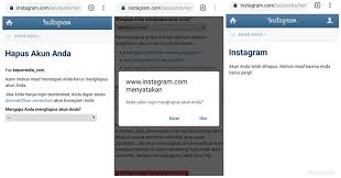 Berikut ini adalah cara menghapus akun ig secara permanen maupun sementara lewat hp android dengan cepat dan apa yang terjadi setelah kita hapus sementara akun instagram? Cara Menghapus Akun Instagram Permanen Lewat Hp Kepomedia Com