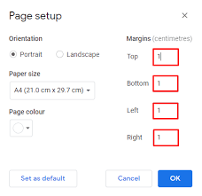 It is very easy and we are going to accomplish the following settings: How To Change Margins In Google Docs