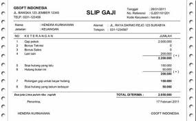 Salinan resit pembayaran cukai pendapatan pegawai dagang iii. 20 Contoh Slip Gaji Serta Cara Membuat Dan Formatnya Lengkap