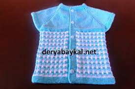 Mavi Beyaz Bebek Yelek Yapilisi Bebek Yelek Bebek Orgu
