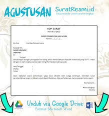 Tutorial surat edaran resmi beserta kop surat cara membuat surat resmi menggunakan microsoft word duration: 10 Contoh Surat Pemberitahuan Acara Terbaru Suratresmi Id