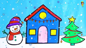 Gambar rumah pohon dan manusia. Cara Menggambar Dan Mewarnai Rumah Natal Dengan Pohon Dan Manusia Salju Untuk Anak An Christmas 2020 Youtube