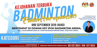 Follow bwf world tour super livescore, badminton world championships and other bwf competitions live! Kejohanan Badminton Terbuka Piala Harapan 2019