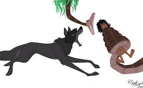 He did not even flinch. Rama Rescues Mowgli From Kaa By Mowglithelostmancub Fur Affinity Dot Net