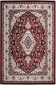 Teppich kurzflor modern wohnzimmer einfarbig meliert uni gstig rot. Kurzflor Designer Teppich Obsession Isfahan 740 Rot Raum Quadrat