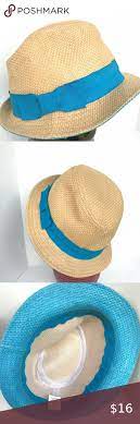 Fedora Womens Hat Paper Decoration Teal Band Hats For Women Women Accessories Hats Paper Decorations