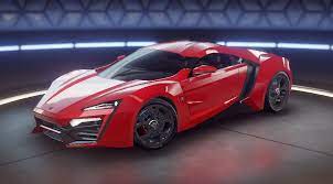W Motors Lykan Hypersport Asphalt 9 Legends Database Car List