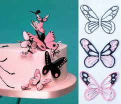Royal Icing Runout Butterflies Chocolate Butterflies Butterfly Birthday Cakes Butterfly Cakes