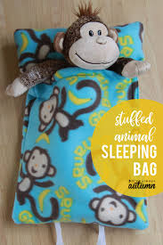How To Make A Sleeping Bag For A Stuffed Animal Quick Easy Gift It S Always Autumn In 2020 Sewing Stuffed Animals Animal Sleeping Bag Doll Sleeping Bag Pattern