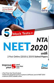 5 Mock Tests For Nta Neet 2020 With 2018 2019 Question Papers 2nd Edition Ebook Disha Experts Amazon In Kindle Store