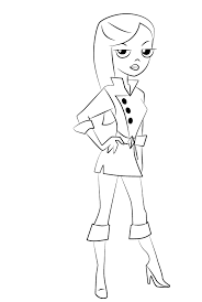 Cartoons for boys for girls. Vanessa Doofenshmirtz Coloring Page Free Printable Coloring Pages For Kids