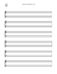 Printable blank sheet music templates in pdf format. Staff Paper Piano Staff Treble Bass Vineyard Sound Music