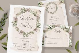 Foliage Wedding Invitation Suite Wedding Invitations Foliage Wedding Wedding Invitation Suite